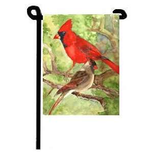  Northern Cardinal Red Bird Garden Flag 