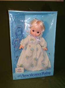 VINTAGE 1776 AMERICAN BABY GOLDBERGER TOY DOLL IN BOX  
