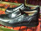 london underground leather mens casual shoes size 10.5 black