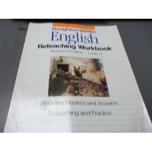  Houghton Mifflin English Reteaching Workbook (Teachers 