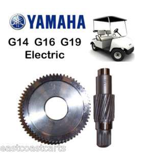 Yamaha Electric Golf Cart Low End High Torque Gears 151 Ratio  