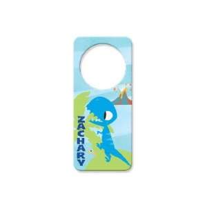  Personalized Blue Dinosaur Door Hook