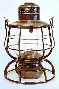 Antique Late 19th C. Armspear Railroad Switch Light Lantern Large Rare 