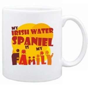  New  My Irish Water Spaniel Is My Family  Mug Dog