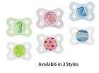 Mam Animal Silicone Orthodontic Pacifiers 0 6M, 2 Fun Patterns 