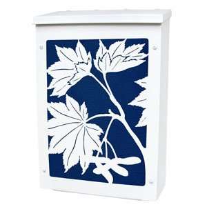  Blink Shadowbox Maple Leaf Vertical Wall Mount Mailbox in 