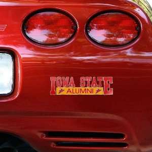 Iowa State Cyclones Alumni Car Decal:  Sports & Outdoors