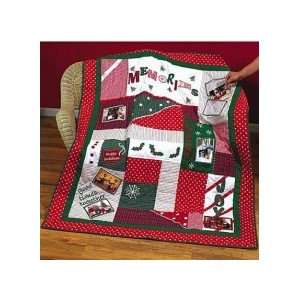  Christmas Memories Quilted Throw