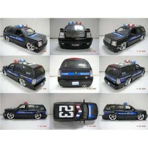    2002 Cadillac Escalade Police 1:24 Diecast Jada Dub: Toys & Games