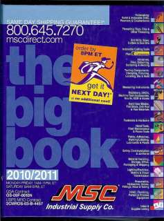 2010 / 2011 MSC Industrial Supply Co Catalog Big Book  