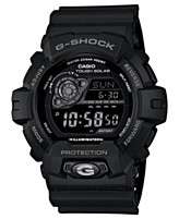 Shock Watch, Mens Digital Black Resin Strap 49mm GR8900A 1