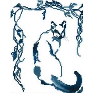  Arbor Cat (cross stitch): Arts, Crafts & Sewing