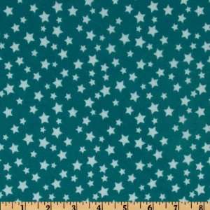  43 Wide All Star 2 Flannel Mini Star Blue Fabric By The 