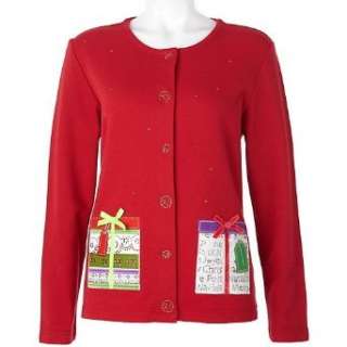  Misses Coral Bay Christmas Presents Cardigan Clothing