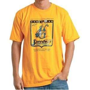  Alpinestars Speedway T Shirt   Large/Gold: Automotive