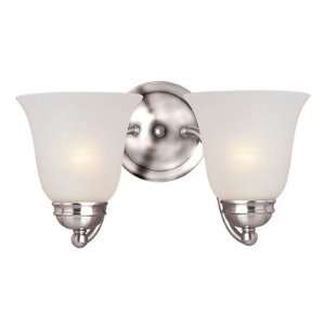  Basix Vanity Light Finish/Shade Color Ice/Satin Nickel 