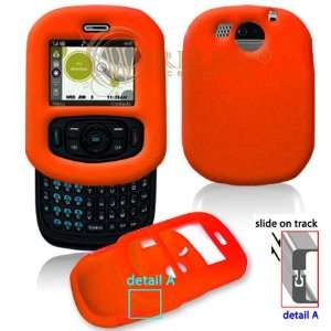 Orange Soft Silicone Gel Skin Cover Case for Cricket PCD TXTM8 [Beyond 