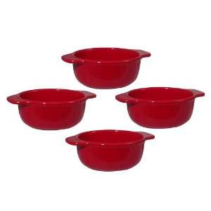  Chantal 2 1/2 Cup Soup Bowl, Glossy Red