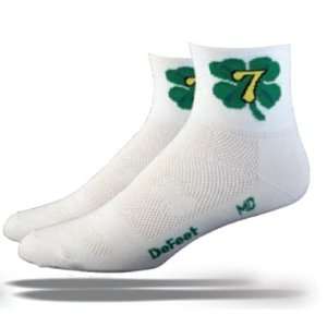  DeFeet AirEator 2.5in Lucky 7 Cycling/Running Socks 