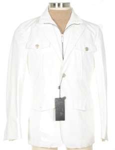 NWT $1,295 Corneliani CC Collection 40R White Blazer Sportcoat Field 