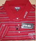 PING Tour Logo Bloodsome S/S Golf Polo XXXXL (DrkBerry)