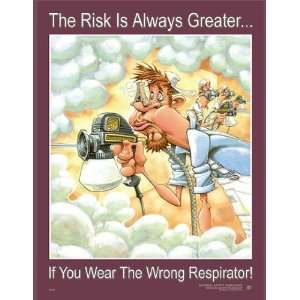 National Safety Compliance Respirator Safety Poster   24 X 32 Inches 