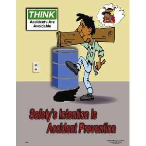 National Safety Compliance Safetys Intention Poster   24 X 32 