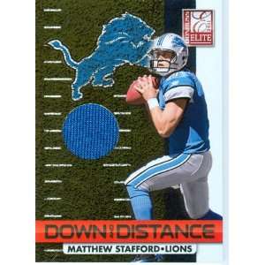   Authentic Matthew Stafford Game Worn Jersey Card: Sports & Outdoors