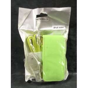 com Beautiful Lime Green Leather Case ipod Nano Includes Leather Case 