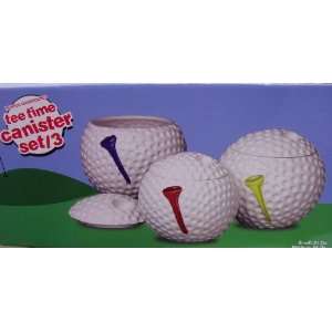  Boston Warehouse Tee Time Canister Set