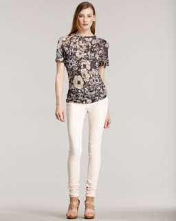 Floral Print T Shirt & Skinny Jeans