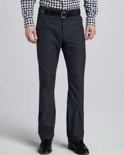 Neck Merino Sweater, Yokohama Check Shirt & & Herringbone Pants