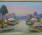 Original Painting Thai Painting Thailand artist oil on Canvas thp10 