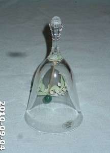 Vintage Avon Lily Of The Valley 24% Lead Crystal Bell  