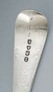George III Sterling Silver 1786 Gold Washed Berry Spoon  