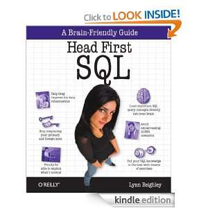 Head First SQL Lynn Beighley  Kindle Store