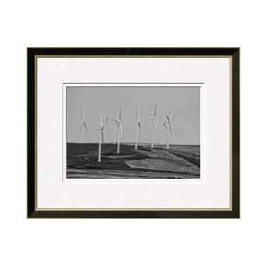  Wind Turbines Ii Framed Giclee Print