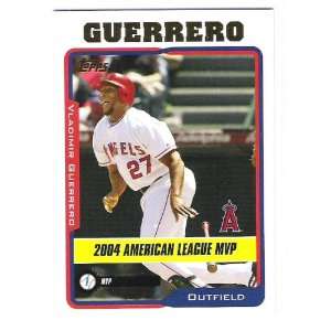   Guerrero 2005 Topps AL MVP Award MLB Card #715: Sports & Outdoors