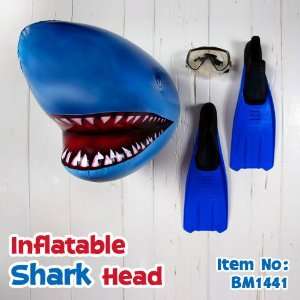    Inflatable Shark Head   Great Gift for Surfers Toys & Games