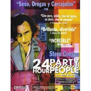  24 Hour Party People Poster Spanish 27x40 Steve Coogan 