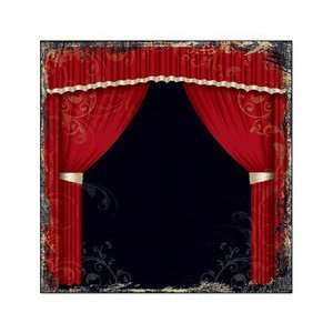 Creative Imaginations   Signature Theater Collection   12 x 12 Paper 