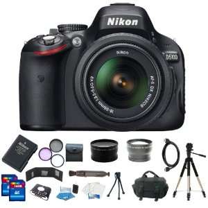  with 18 55mm f/3.5 5.6 AF S DX VR Nikkor Zoom Lens + Original Nikon 