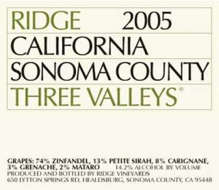   all ridge vineyards wine from sonoma county other red wine learn about