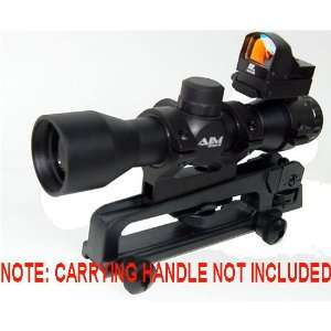  Ar15/ M4 Carrying Handle Scope/4x32 Scope with RED Sight 
