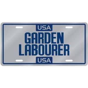   New  Usa Garden Labourer  License Plate Occupations