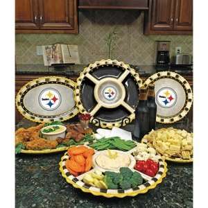  Pittsburgh Steelers NFL Homegating Ceramic Plate Sports 