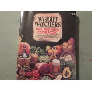  365 Day Menu Cookbook: Weight Watchers: Books