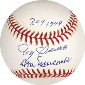  Roy Sievers ROY 1949 & Don Newcombe Autographed/Hand 