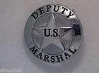 deputy u s marshall belt buckle silver 