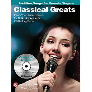  Classical Greats   Audition Songs for Female Singers 
